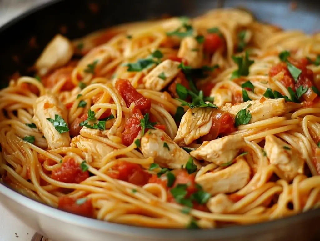 Monterey Chicken Spaghetti