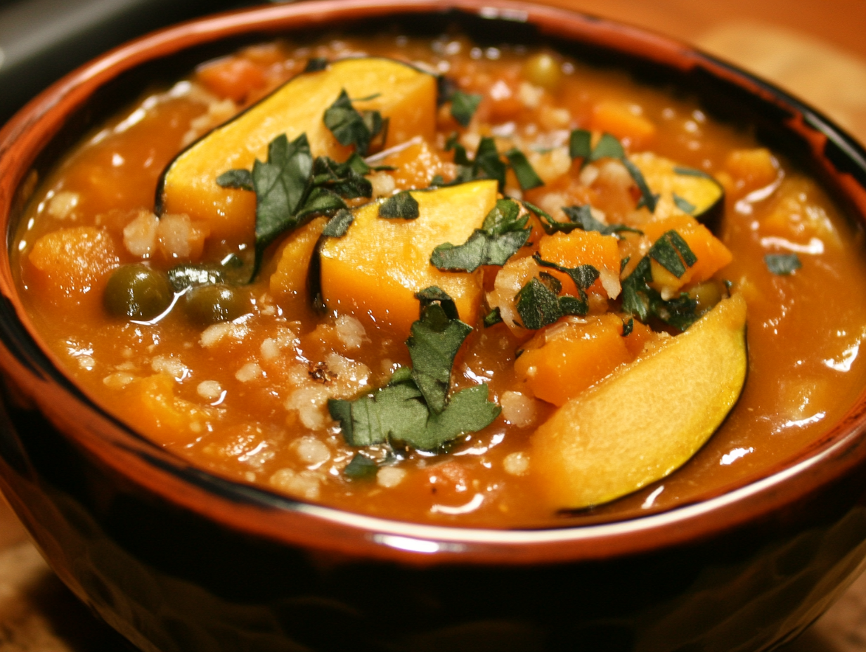 Warm up with this creamy Red Kuri squash soup! Simple, savory, and deliciously spiced, it's the perfect comfort soup for cozy evenings.