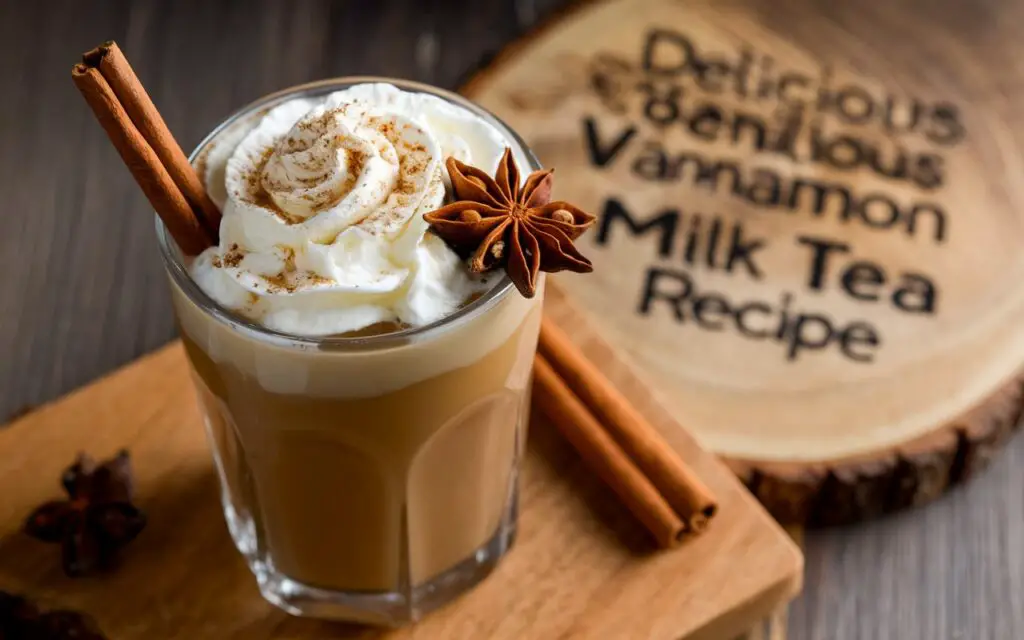 Delicious Vanilla Cinnamon Milk Tea Recipe