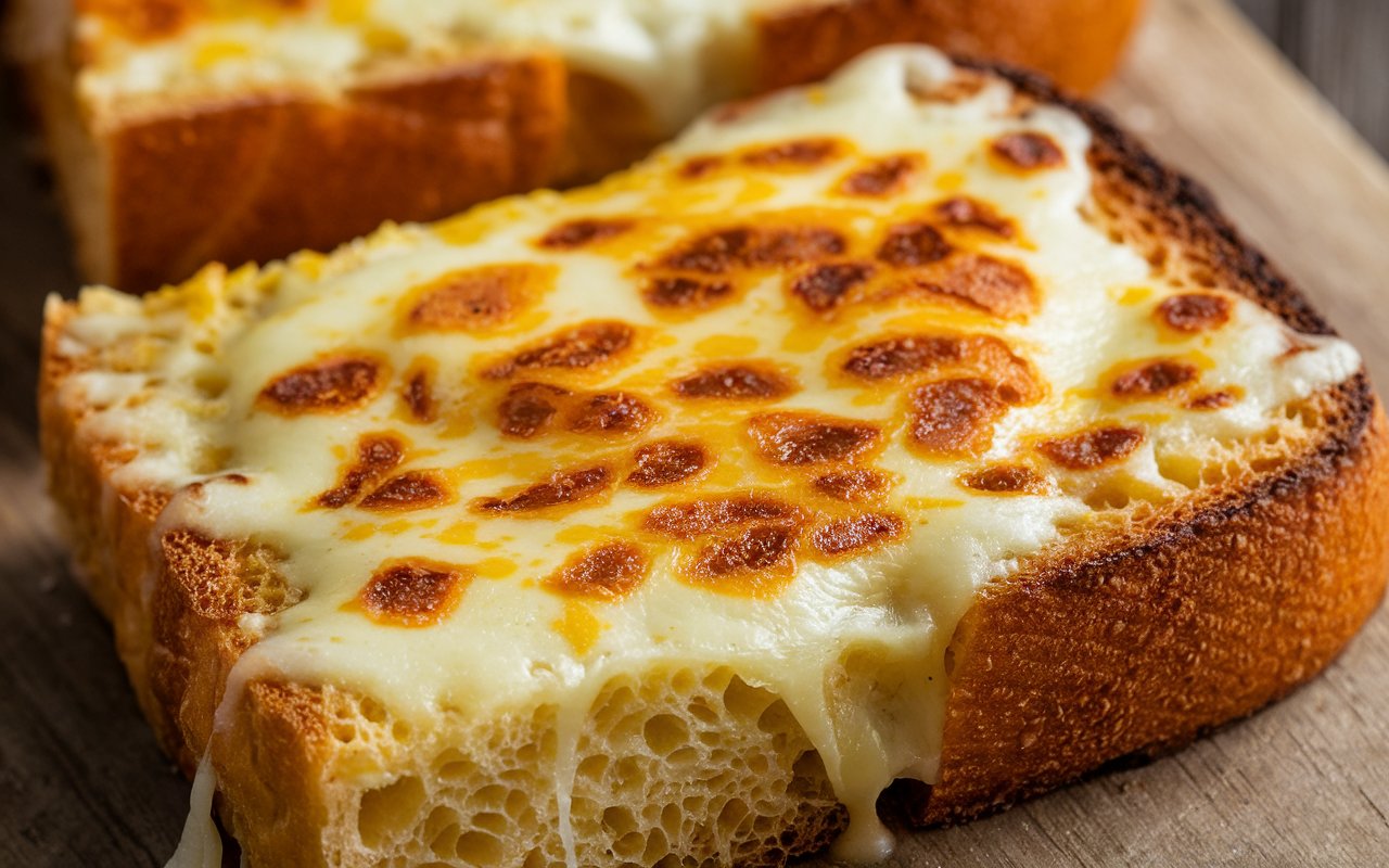 Fluffy Cheesy Garlic Bread