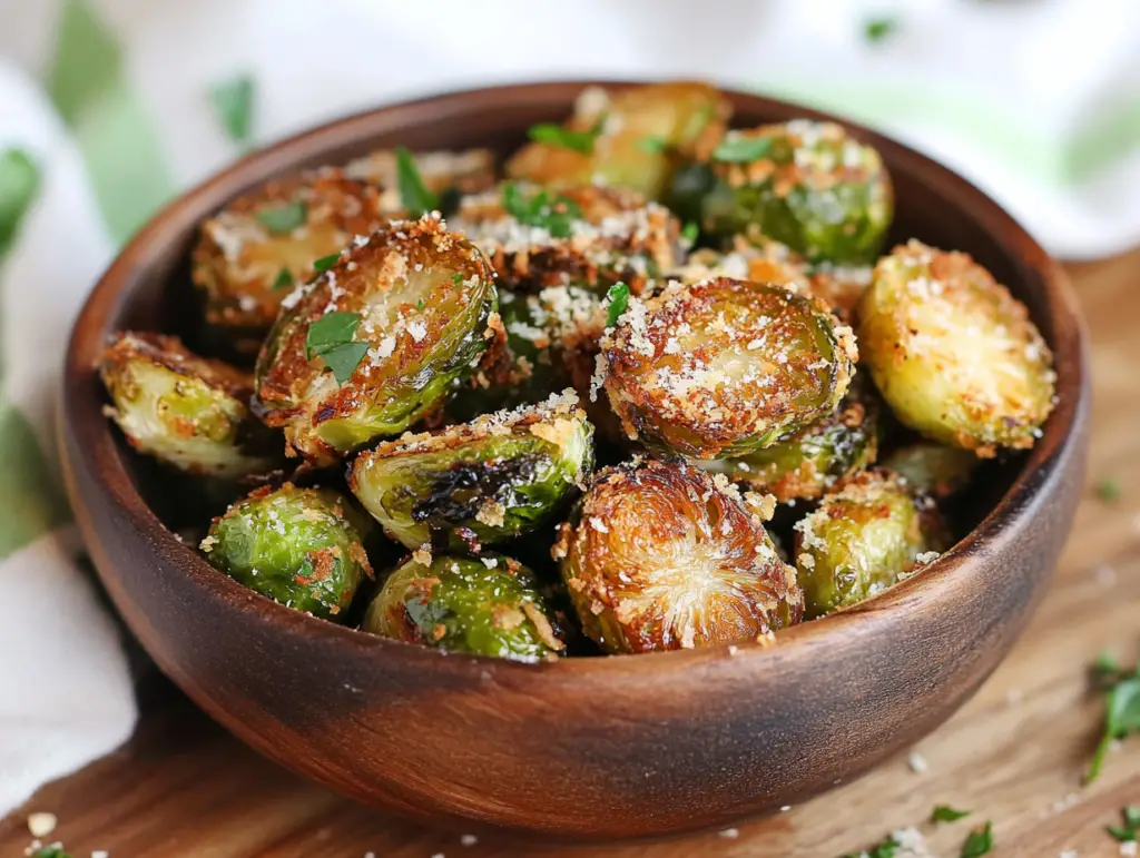 Crispy Parmesan Brussels Sprouts