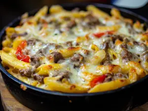 Philly Cheesesteak Pasta