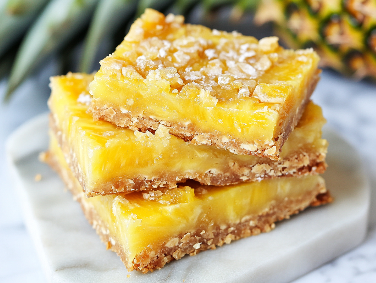 Pineapple Bliss Bars