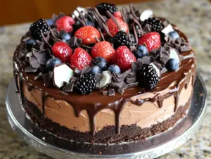 Recipes  Save Triple Chocolate Mousse Cake