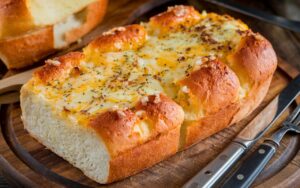 Fluffy Cheesy Garlic Bread