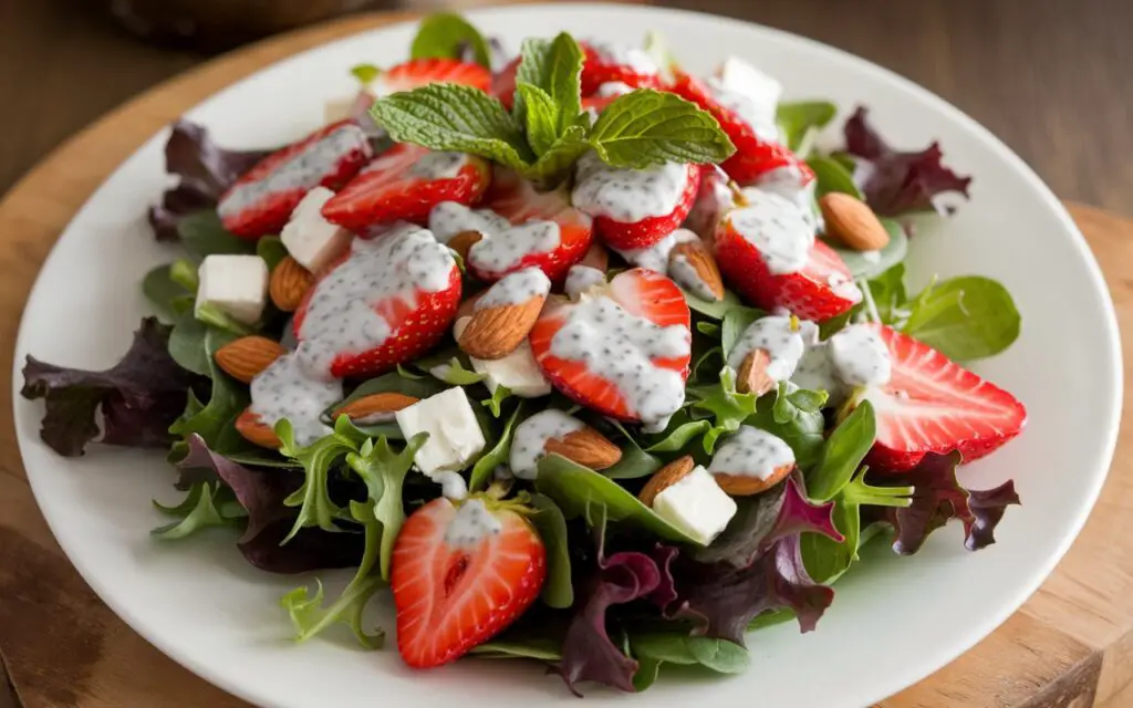 Strawberry Salad with Poppy Seed Dressing