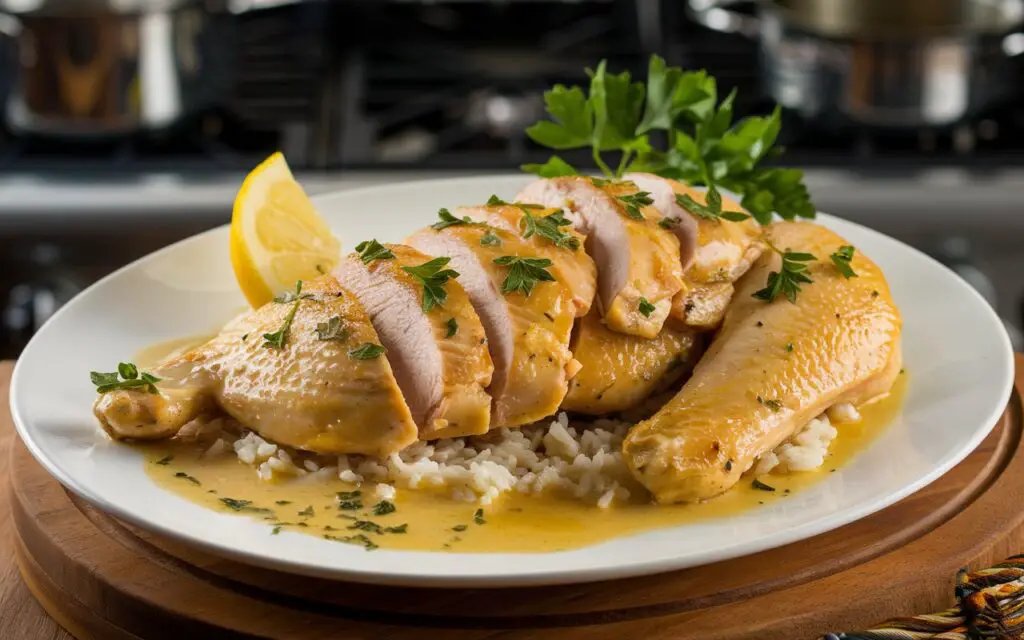 Lemon Chicken with Butter Sauce