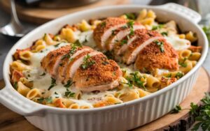 Chicken Alfredo Bake