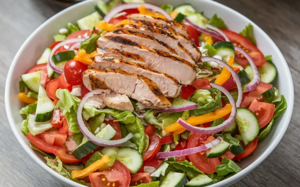 Chopped Power Salad with Chicken