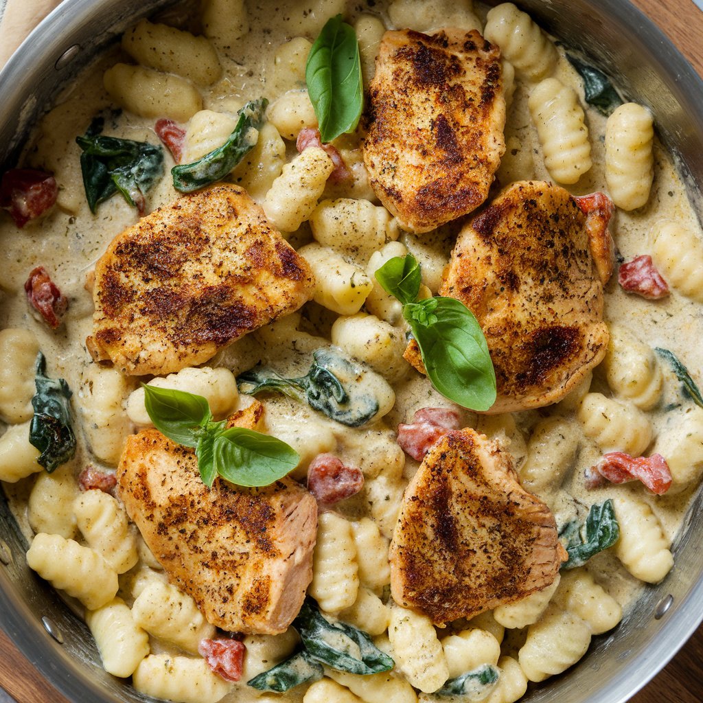 Creamy Tuscan Gnocchi