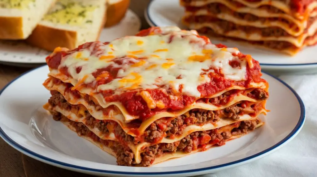 Lasagna with Three Cheeses