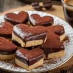 Espresso shortbread cookies with coffee flavor and buttery texture, perfect for a sweet treat or coffee pairing.