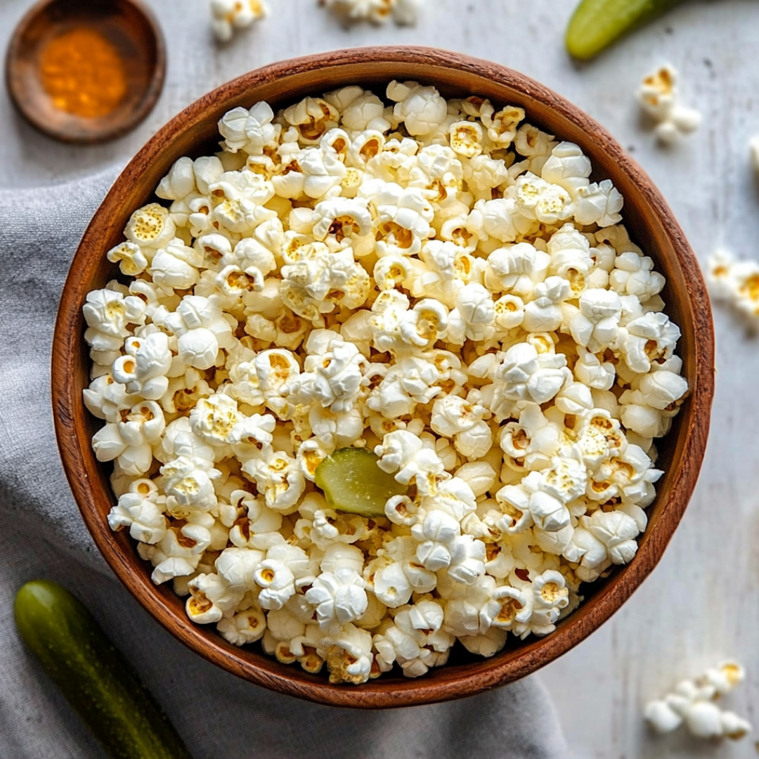 Easy Pickle Popcorn Recipe – Tangy, Crunchy, and Addictive Snack