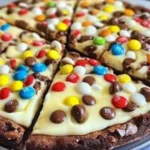 Easy White Chocolate Brownie Pizza – Fun Dessert for Parties