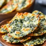 Spinach Dip Cheese Crisps – Easy Low-Carb Snack in 15 Minutes