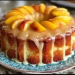 Southern Peach Buttermilk Pound Cake – Moist, Sweet & Easy Recipe