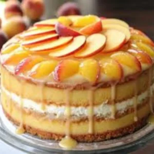 Southern Peach Buttermilk Pound Cake – Moist, Sweet & Easy Recipe