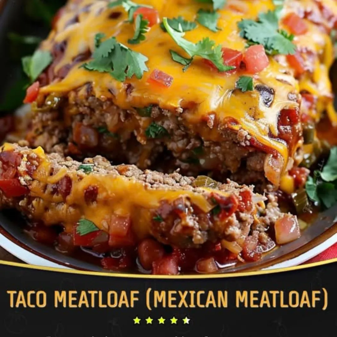 Zesty Mexican Taco Meatloaf – Bold, Cheesy, and Easy Dinner Recipe