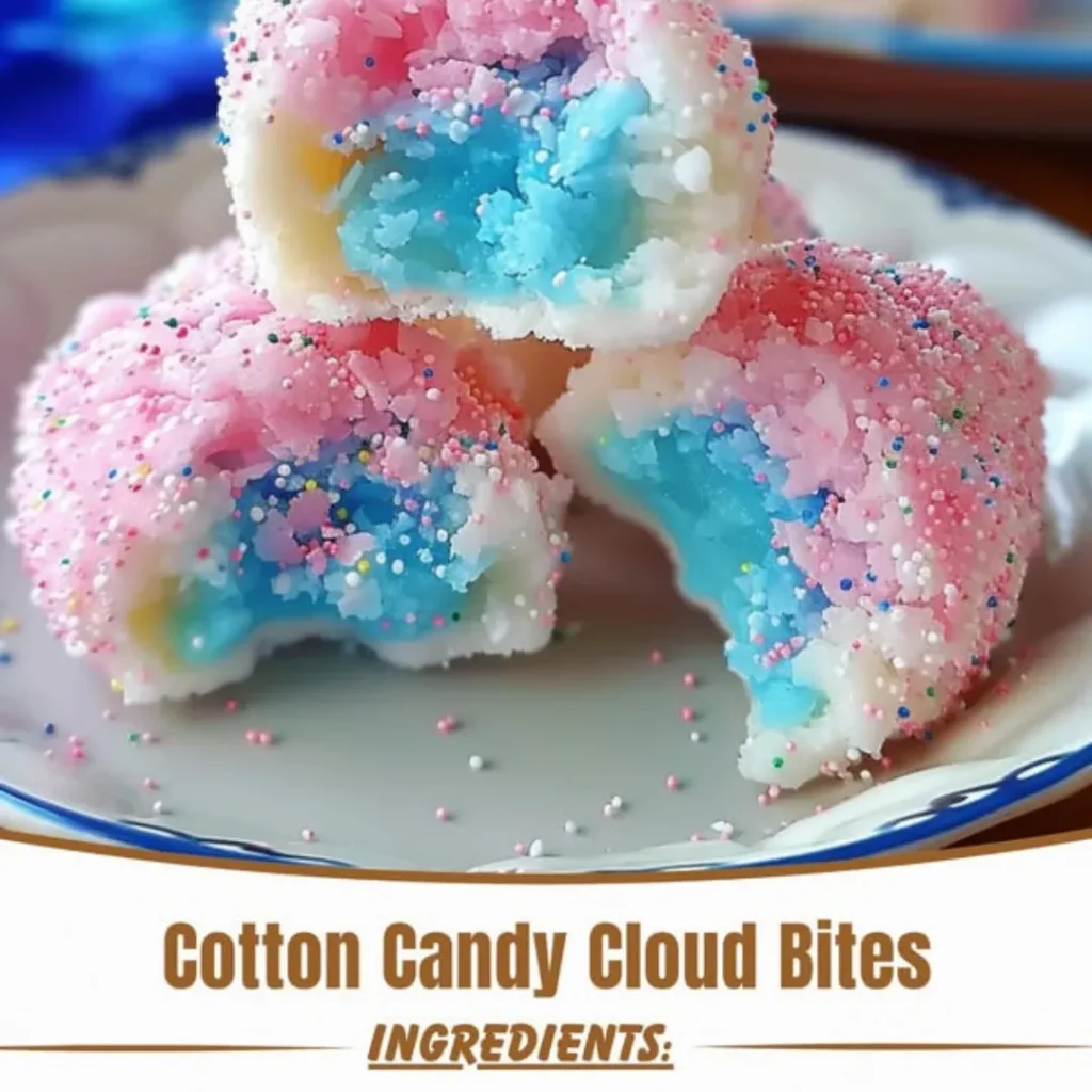 Cotton Candy Cloud Bites – Light, Whimsical Meringue Cookies