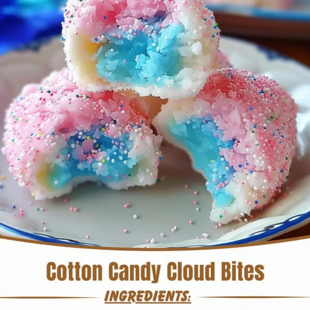 Cotton Candy Cloud Bites – Light, Whimsical Meringue Cookies