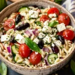 Greek Orzo Salad with Feta – Easy & Fresh Mediterranean Recipe