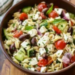 Greek Orzo Salad with Feta – Easy & Fresh Mediterranean Recipe