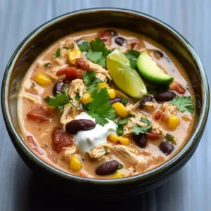 Cream Cheese Chicken Chili – Easy Crockpot Recipe