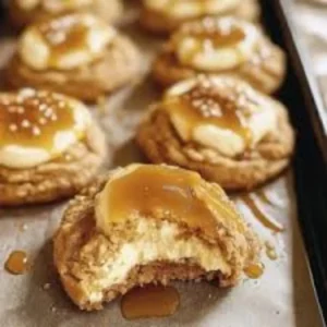 Caramel Cheesecake Cookies – Soft, Gooey & Irresistible