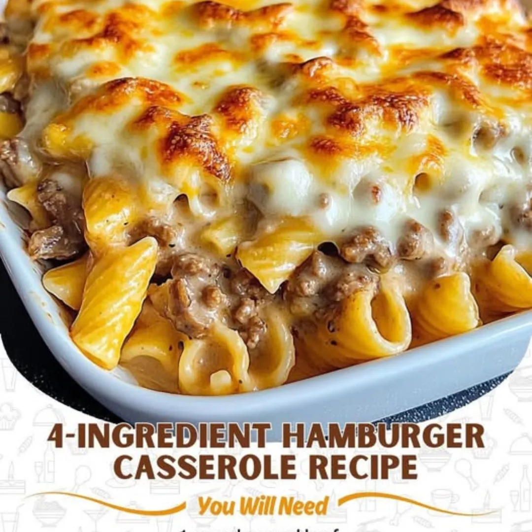 4-Ingredient Hamburger Casserole Recipe | Easy & Cheesy Weeknight Dinner