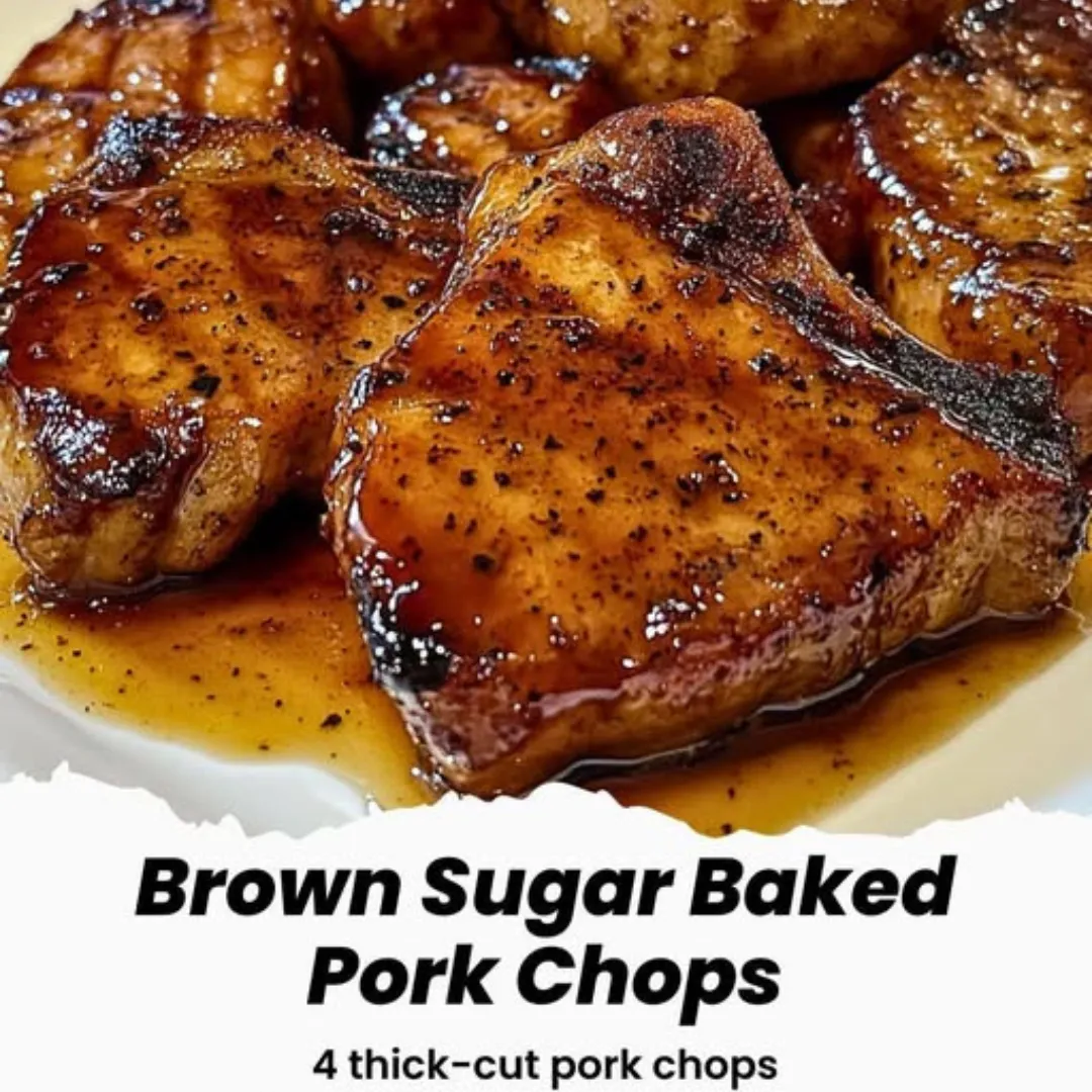 Brown Sugar Baked Pork Chops – Juicy, Sweet & Savory Dinner Recipe