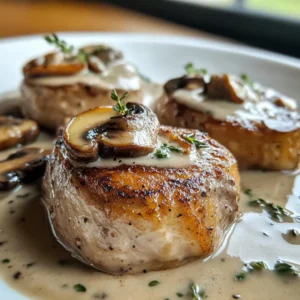 Médaillons de Porc aux Champignons et Sauce Crème – Recette Facile et Gourmande