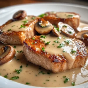 Médaillons de Porc aux Champignons et Sauce Crème – Recette Facile et Gourmande