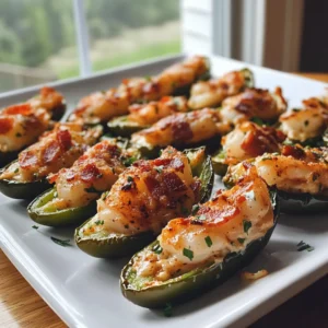 Honey Garlic Shrimp & Bacon Stuffed Jalapeño Poppers – Sweet, Spicy & Smoky Appetizer