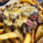 Frites au Steak et Fromage façon Philadelphie | Recette Gourmande et Facile