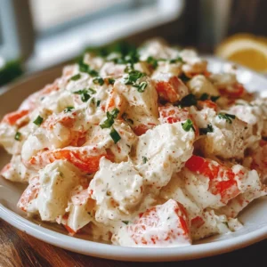 Creamy Crab Salad Recipe – Quick, Chilled & Flavor-Packed