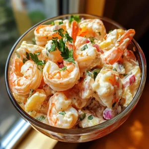 Best Creamy Shrimp Salad Recipe – Easy, Chilled & Flavorful