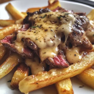 Frites au Steak et Fromage façon Philadelphie | Recette Gourmande et Facile