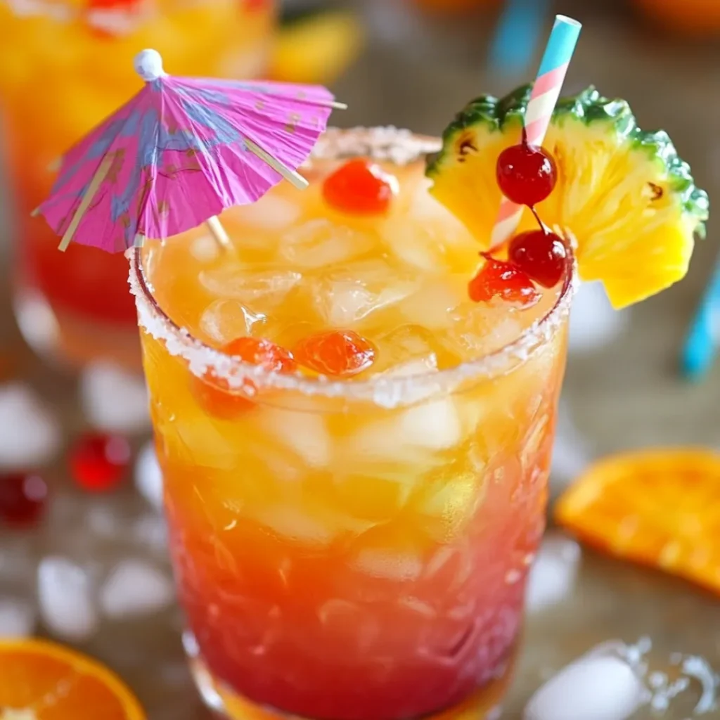 Tropical Bucket Drink Recipe – Fun, Fruity Beach Cocktail for Summer Parties