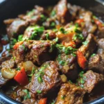 Pepper Steak in a Crock Pot – Tender, Easy, and Flavor-Packed!