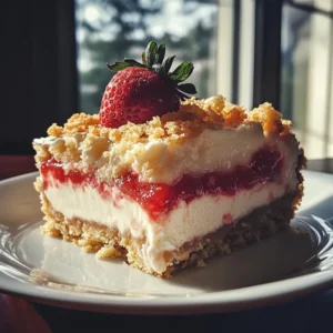Strawberry Cheesecake Dump Cake – Easy Dessert Recipe with Cream Cheese