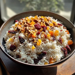 Iranian Rice with Nuts and Dried Fruits – Fragrant, Festive, and Easy