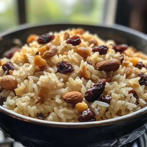 Iranian Rice with Nuts and Dried Fruits – Fragrant, Festive, and Easy