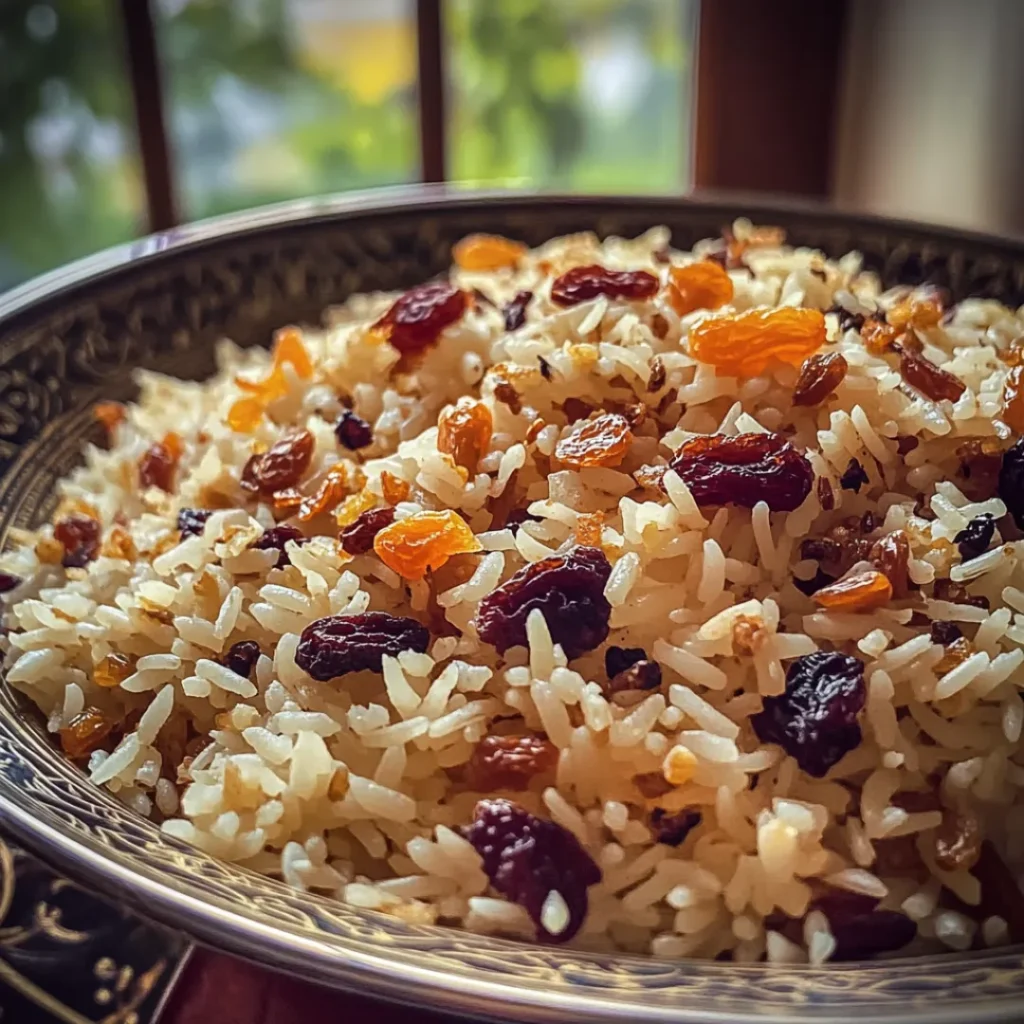 Iranian Rice with Nuts and Dried Fruits – Fragrant, Festive, and Easy