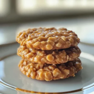 Vintage Peanut Butter No Bake Cookies – Easy Classic Recipe