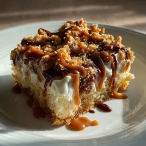 Reese’s Peanut Butter Earthquake Cake – Gooey Chocolate & Cream Cheese Dessert