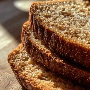 Moist & Easy Applesauce Made Bread – No Mixer Needed!