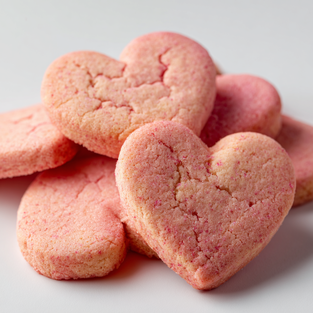 Amazing! 1 Recipe for Valentine Strawberry Cookies