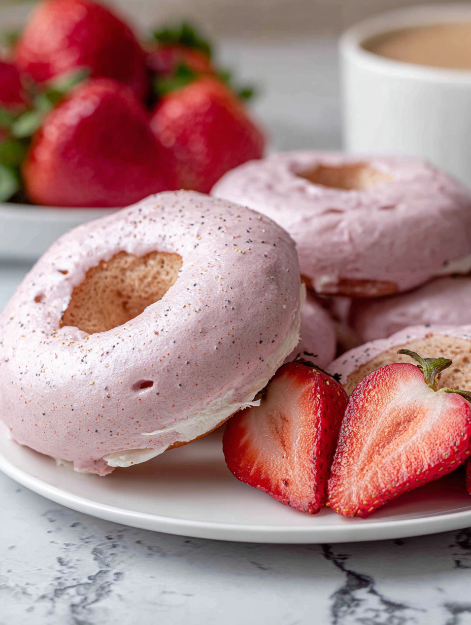 Strawberry Bagels Recipe