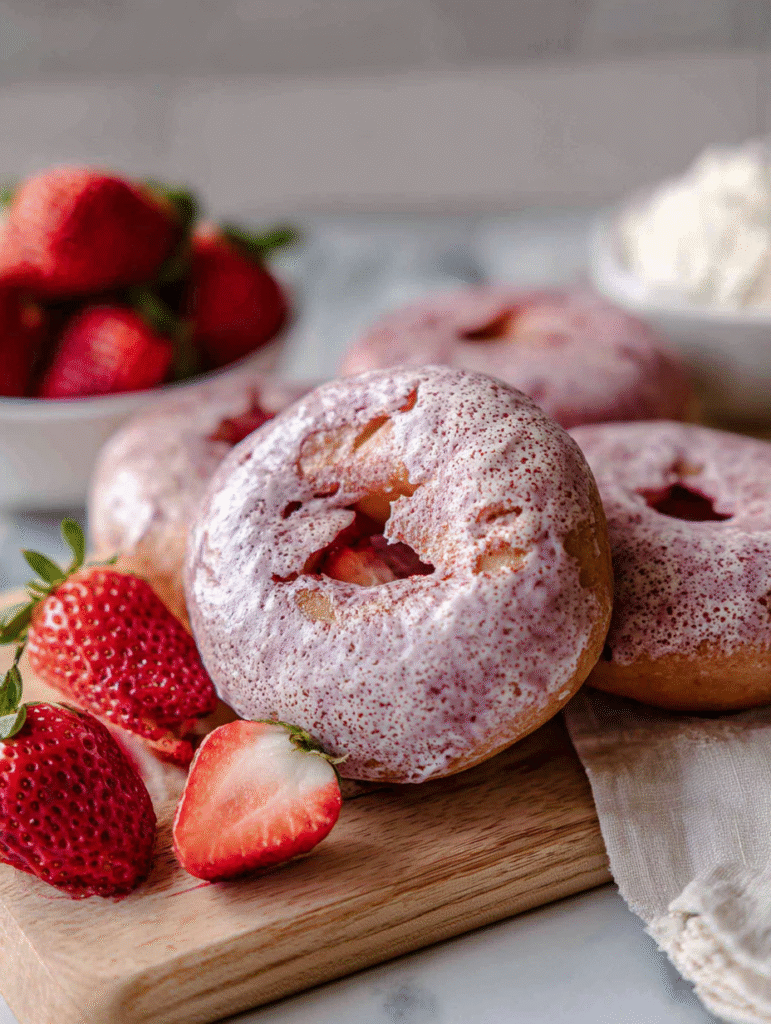 Strawberry Bagels Recipe