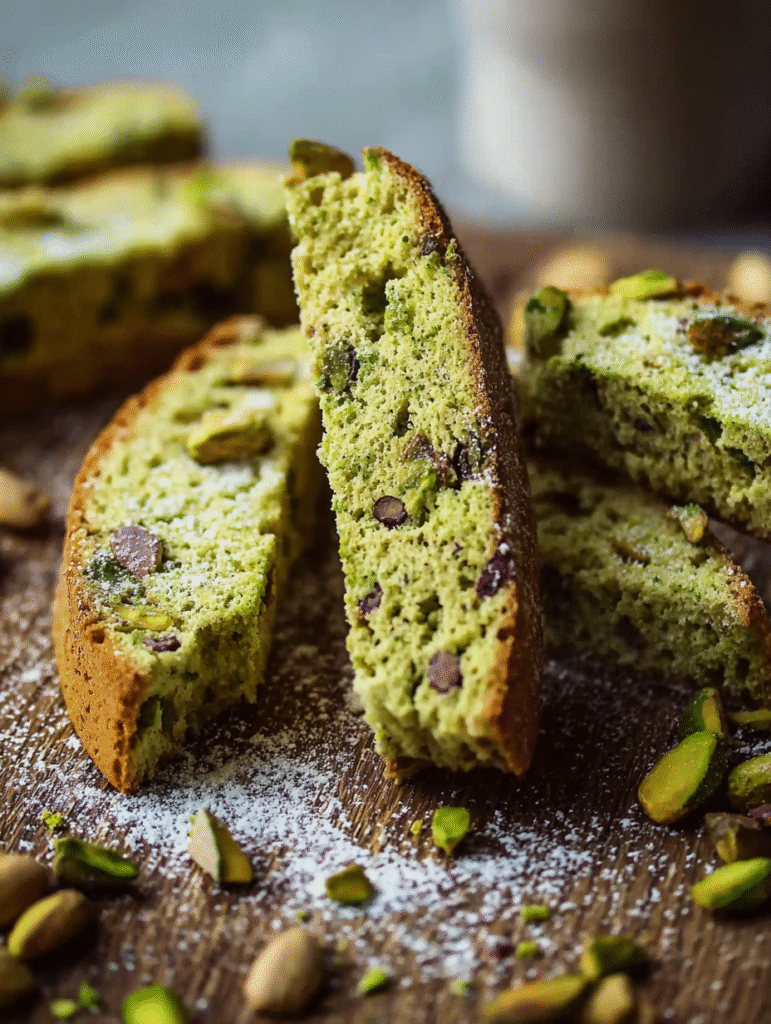 Make Green Pistachio Biscotti